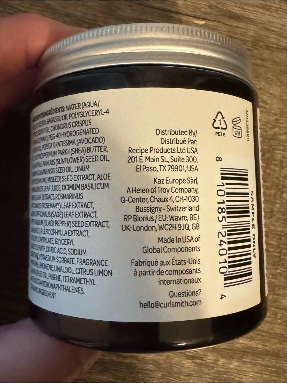 Curlsmith Styling Soufflé Curl Defining Gel 8oz New